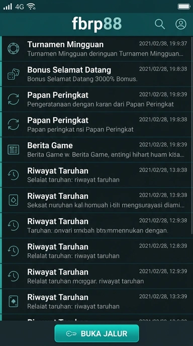 Tampilan link alternatif fbrp88